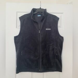 Men’s Columbia Fleece Vest | Large | Black